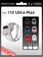 i10 Ultra Max Charger For Smart Watch Z8 DT7 DT8 Z59 Z68 Z69 Ultra Wireless Charger Original SmartWatch USB Power Charging cable