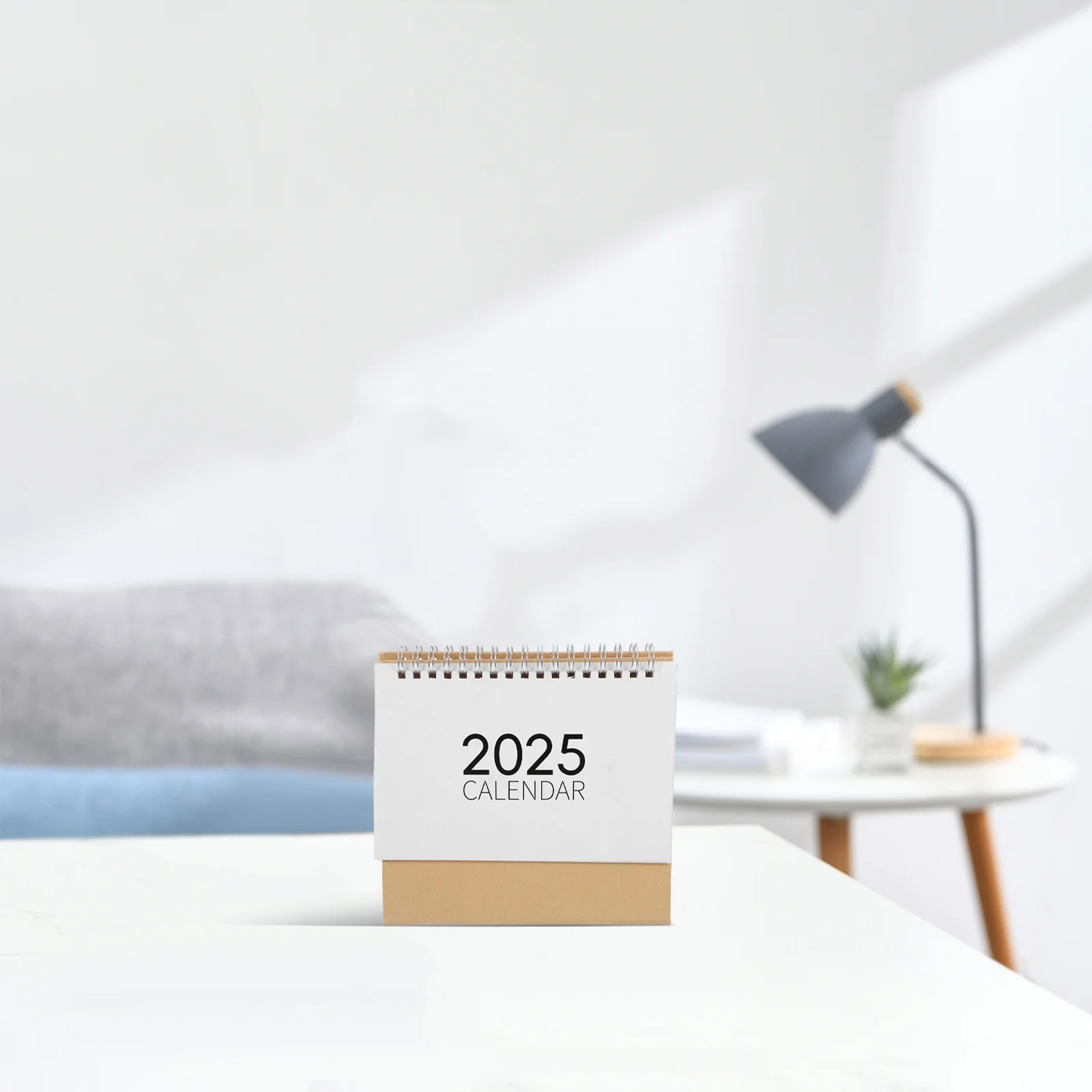 

Minimalist Desk Calendar Thick Paper Flip Design Office Planner Standing Desktop Calendar For Home Office Small Decor
