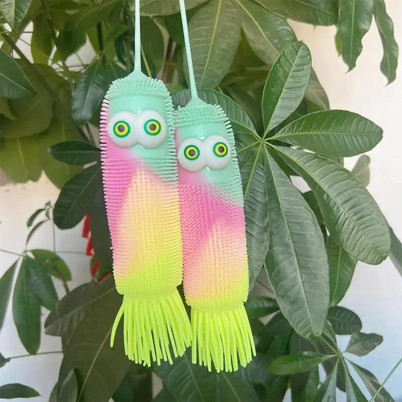 Pop out olhos squeeze brinquedo portátil bolas de estresse dos desenhos animados brinquedo sensorial macio alívio do estresse brinquedo sensorial para crianças adultos