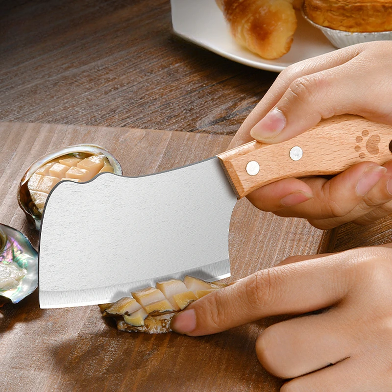 Mini Multi uses a pocket knife! Sharp cutting pocket knife! Small kitchen household kitchen knife!