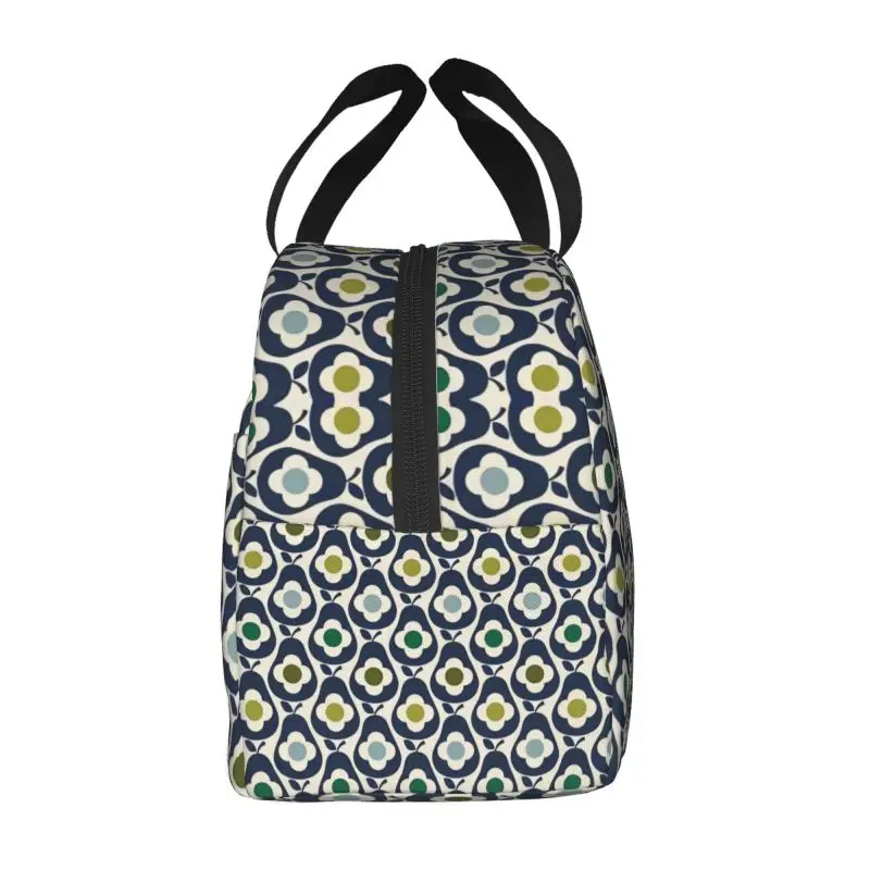 Custom Pears Whale Orla Kiely Lunch Bag Women Thermal Cooler Insulated Lunch Boxes for Student School