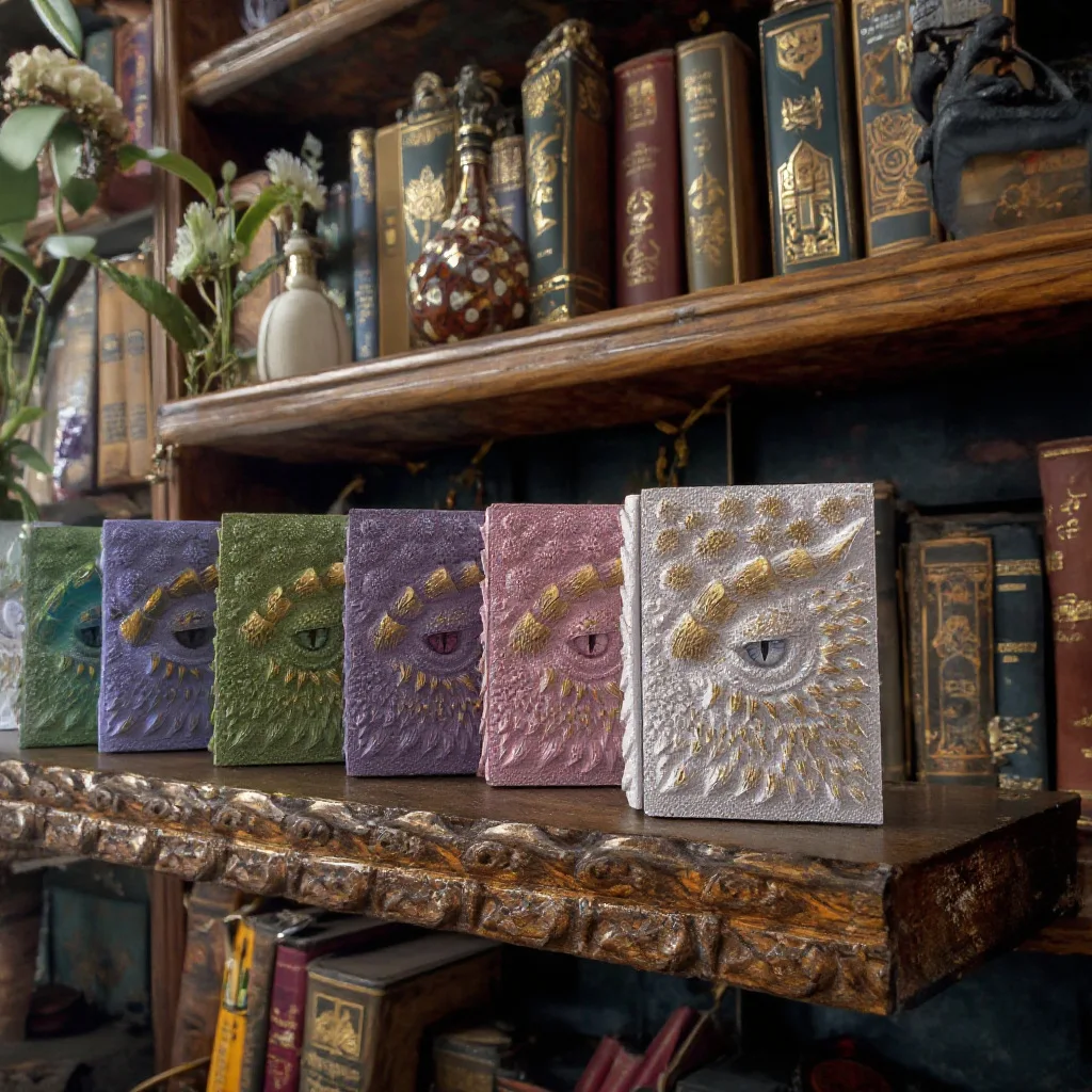 3D Longan Relief Dragon Resin Carving Diary Notebook Manual Sculpture Travel Writing Diary Male and Female Lovers Office Desk De
