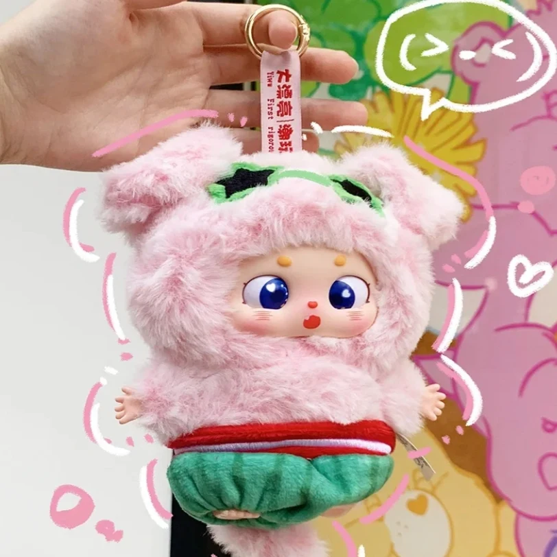 

In Stock Baby Three Plush Toy Series What To Eat Today Cross-Border Trendy Plaything Blind Box Collectible Soft Stuffed Gifts