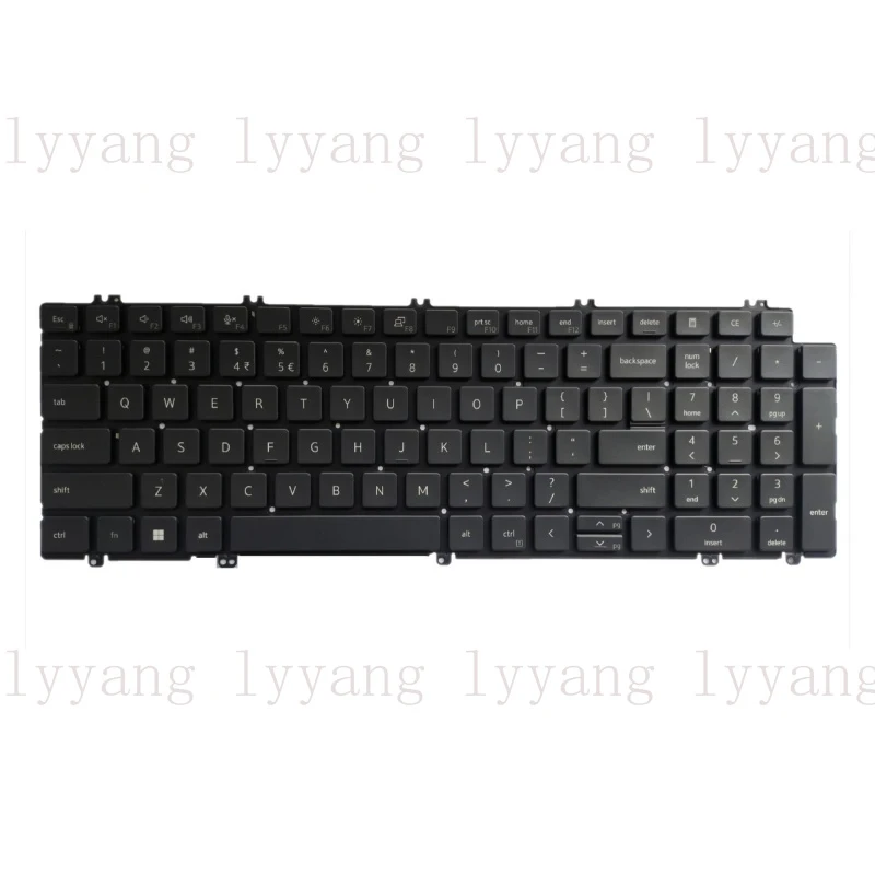 

f Non-Backlit Keyboard for Dell Dell Latitude 5520 5521 Precision 3560 0PWKC3