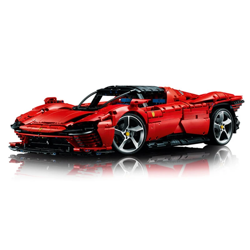 MOC Bausteine Super Speed Technik 1:8 Maßstab Sportwagen-Modell Baukasten Spielzeug für Erwachsene Jungen Kinder Geburtstag Weihnachtsgeschenke