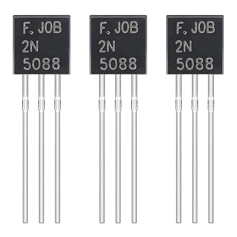 

2N5088 BJT Transistor 0.05A 30V 2N5088G 2N5088BU NPN Power Silicon Transistors 0.05 Amp 30 Volt TO-92 (Pack of 20pcs)