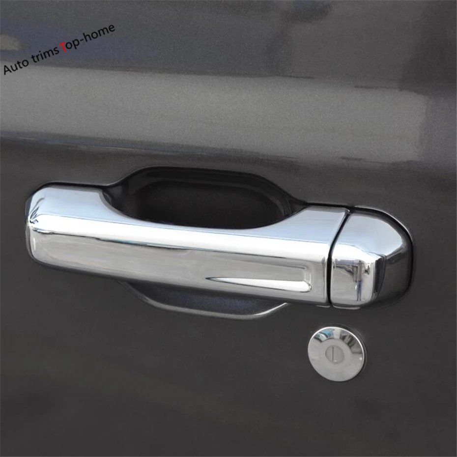 Car Door & Rear Tailgate Door Doorknob Handle Catch Cover Trim Fit For Jeep Wrangler JL 4 Door Model 2018 - 2022 Accessories