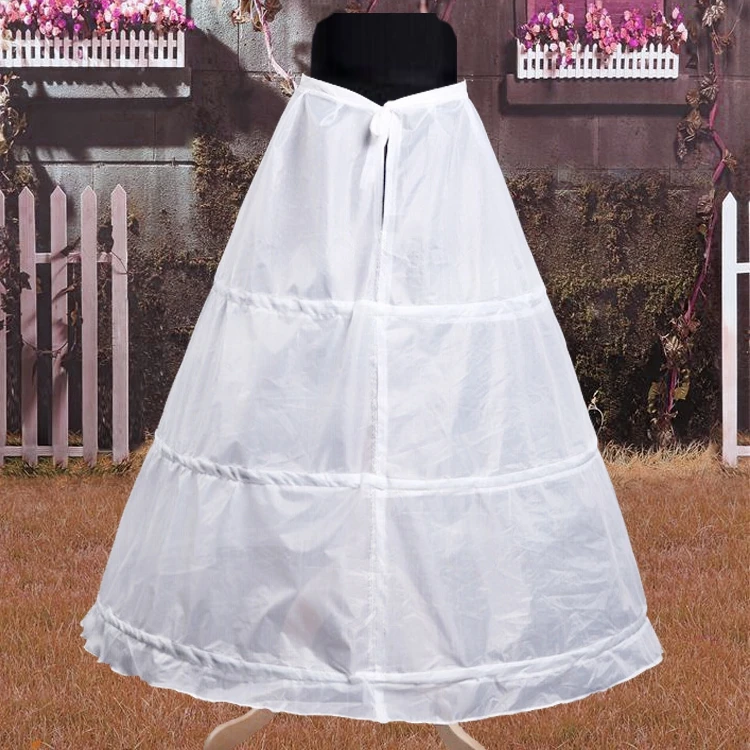 Bride's wedding dress, crinoline, drawstring, puffy skirt, three-layer steel ring crinoline, performance dress, inner petticoat