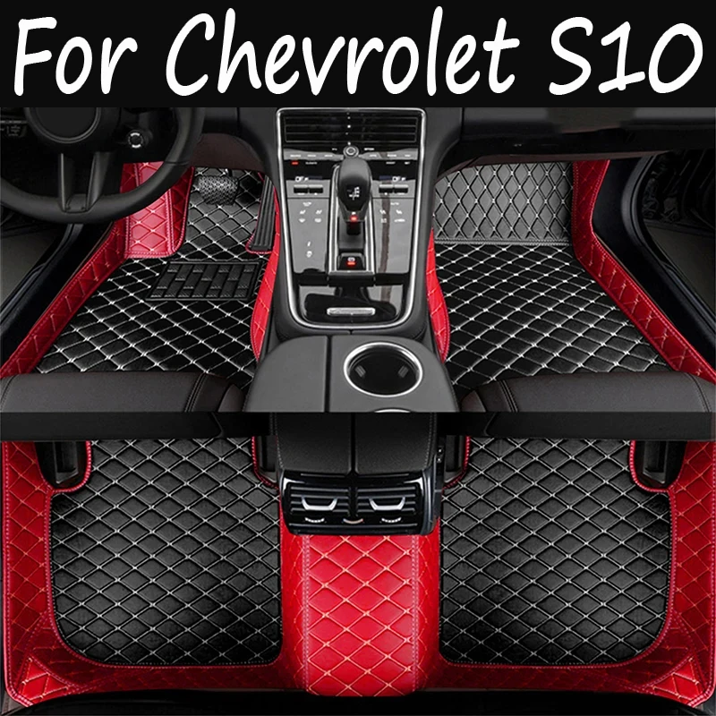 Customized Artificial Leather Car Floor Mat For Chevrolet S10 1994 1995 1996 1997 2000 Protect Your Vehicle's Interior Accessory