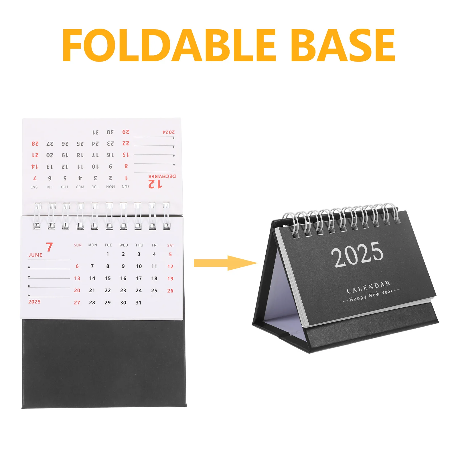 

Настольный календарь HONMEET 2025, мини-офисный домашний аксессуар для студентов, рабочих, декор