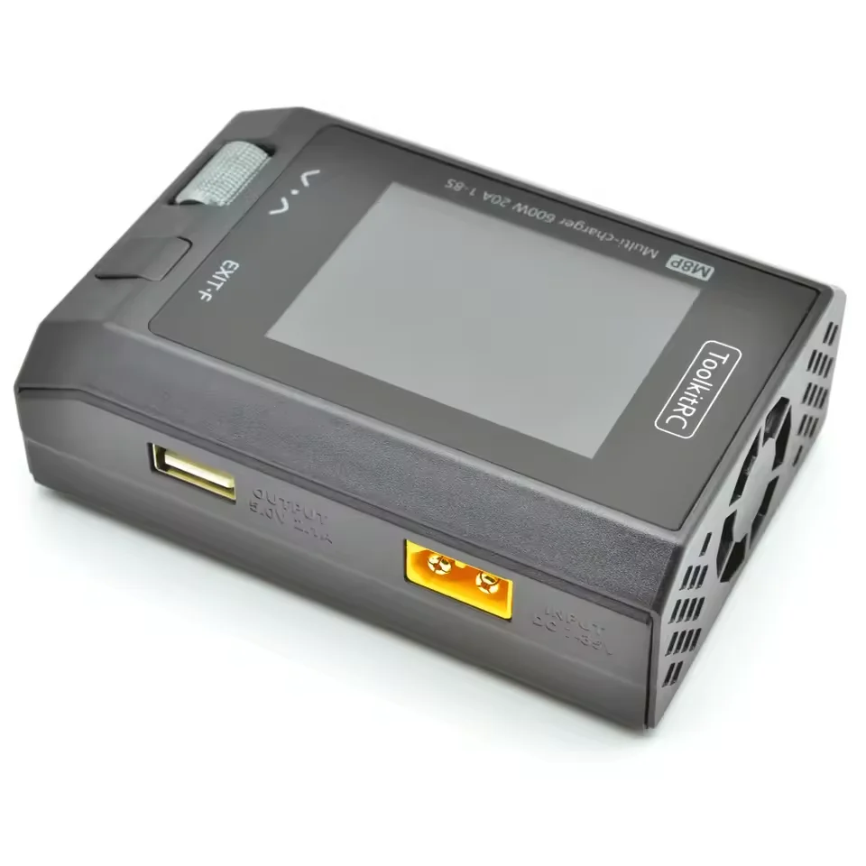 ToolkitRC M8P M8S نسخة مطورة 600 واط 20A تيار مستمر شاحن ميزان مفرغ ل 1-8S يبو بطارية مدقق ESC تستر استقبال