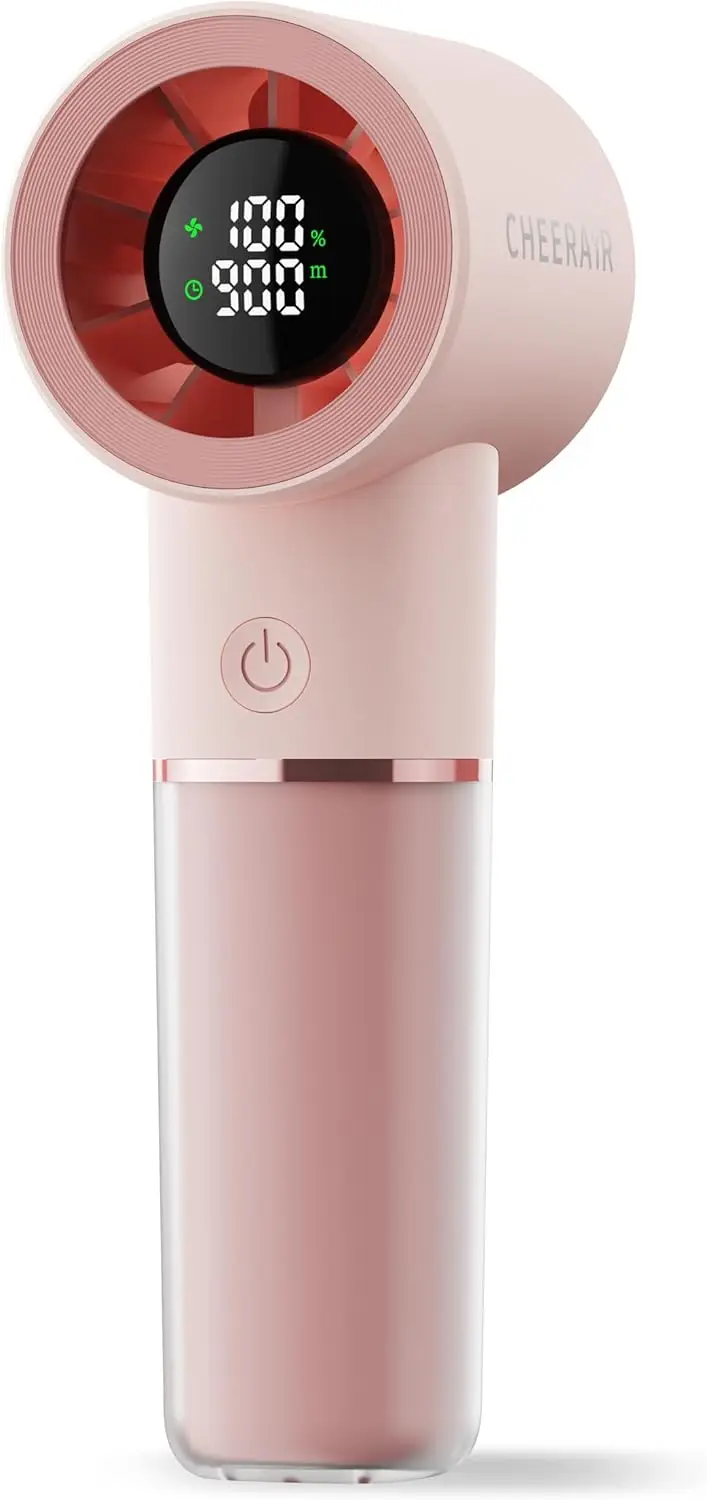 

Handheld Portable Fan, 6-Speed Powerful Mini Personal Fan, Rechargeable 5000mAh Battery with Up to 15 Hours Runtime, Po