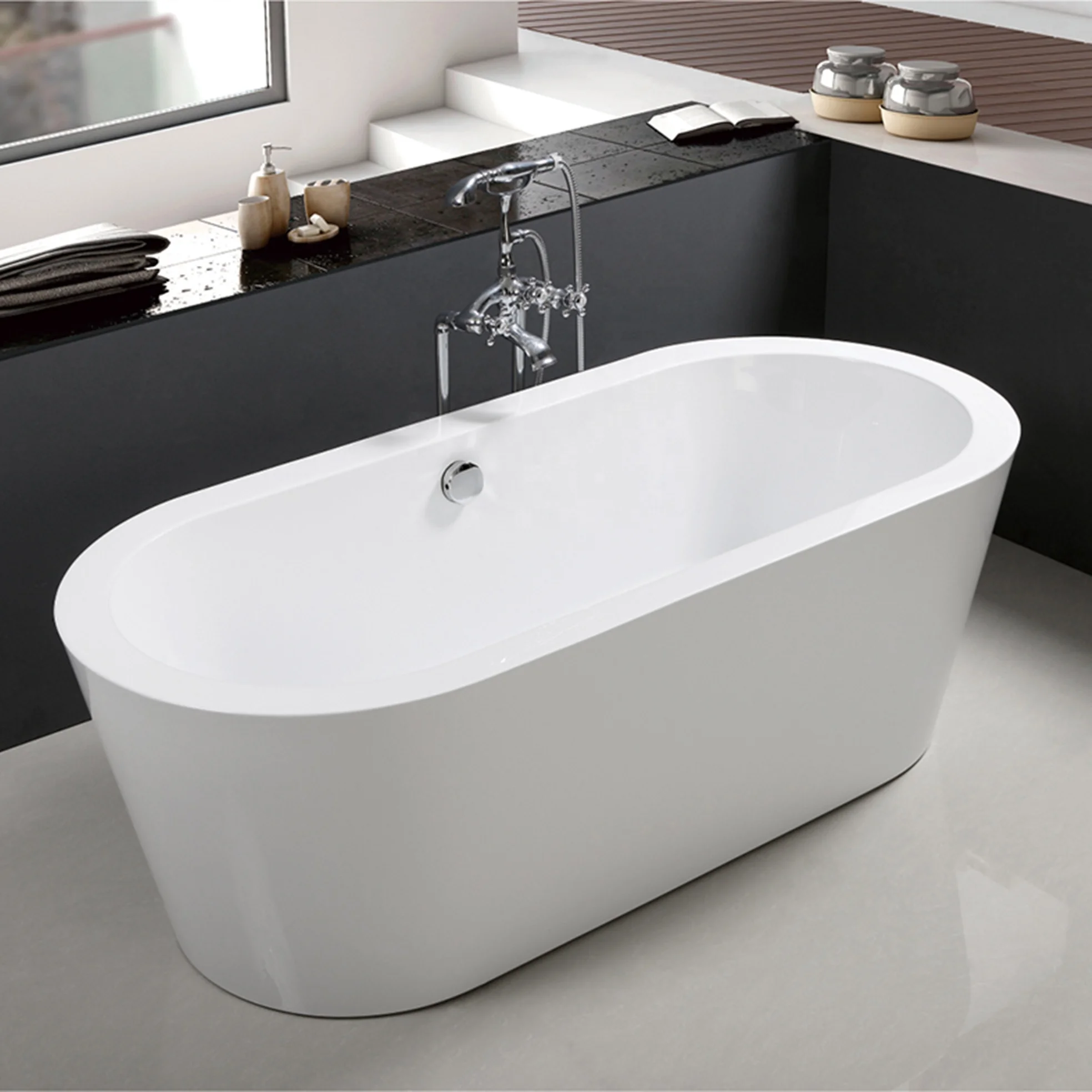 Most Popular Cheap Bath Tub Prices Acrylic Freestanding Indoor White Soaking Bathtub for Adults