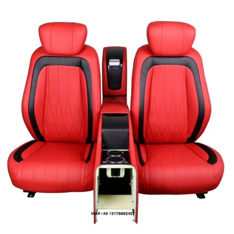 Luxury Modified Car Interior Custom Van Reclined Car Seat Kit Console Armrest for G Wagon G63 G550