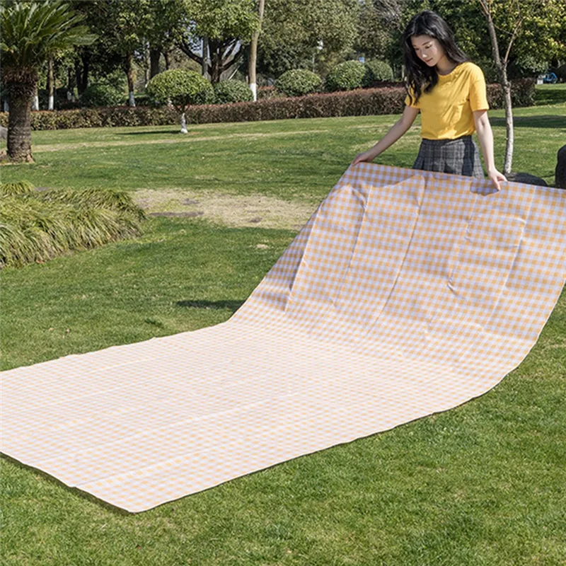 -A60I Picnic Mat Camping Hiking Portable Beach Blanket Folding Camping Mat Waterproof Lawn Camping Equipment - view 2