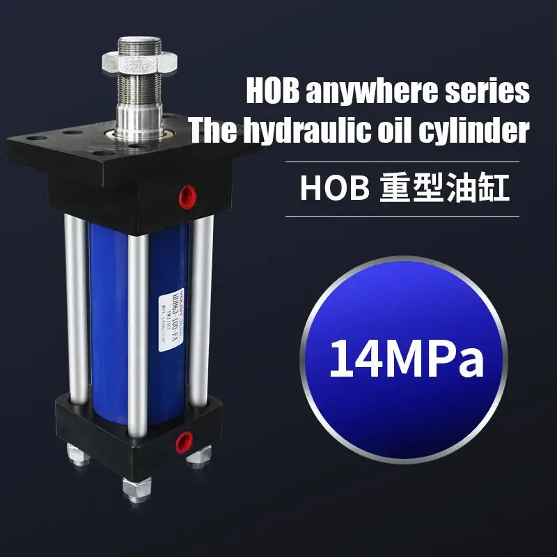 HOB Series Hydraulic Cylinder System Power Unit Double Acting Long Stoke High Pressure Hydraulic Equipment Oil Cylinders