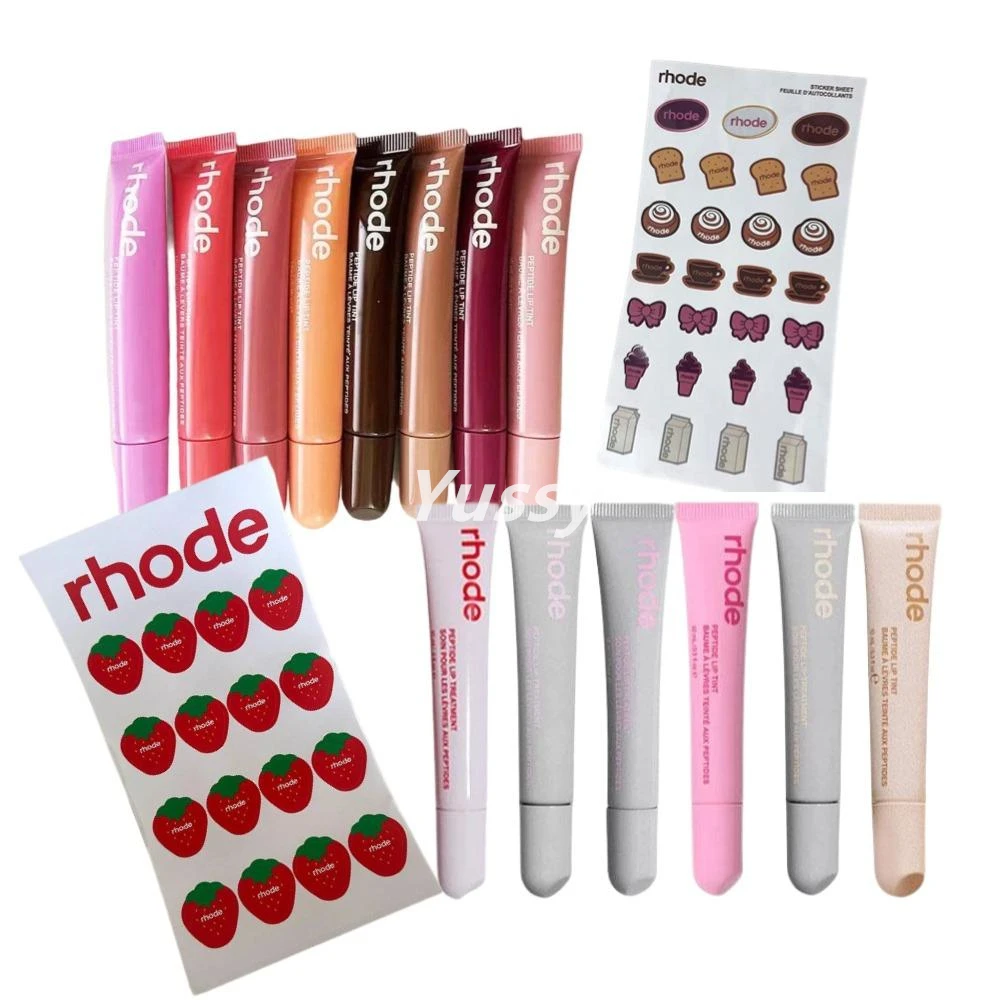 2024 New Rhode Phone Case For iPhone 16 15 14 13 12 11 Pro Max Plus Lasting Moisturizing Lipstick Toast Cinnamon Roll Lip Glaze