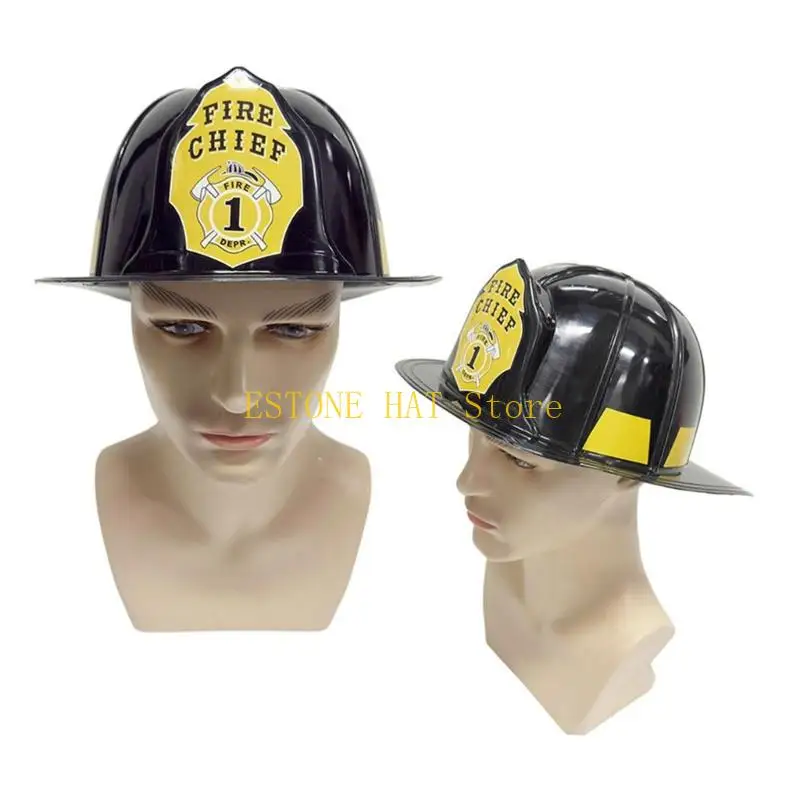 49MF Role Playing Firefighter Headgear With Detailed Design For Classroom Activities And Birthday Parties