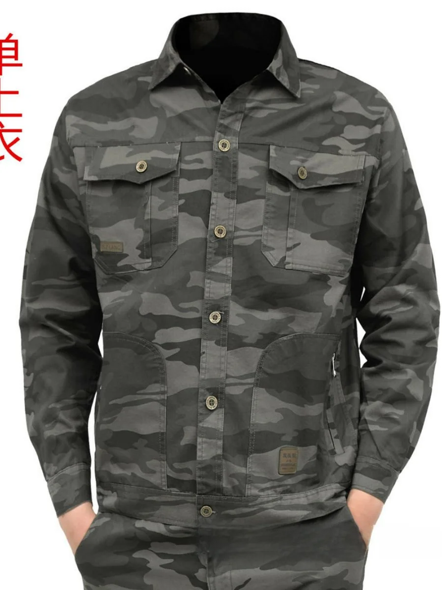 

Легкий летний рабочий костюм: износостойкая спецодежда для мужчин, для авторемонта и сварочных работ, удлиненная модель