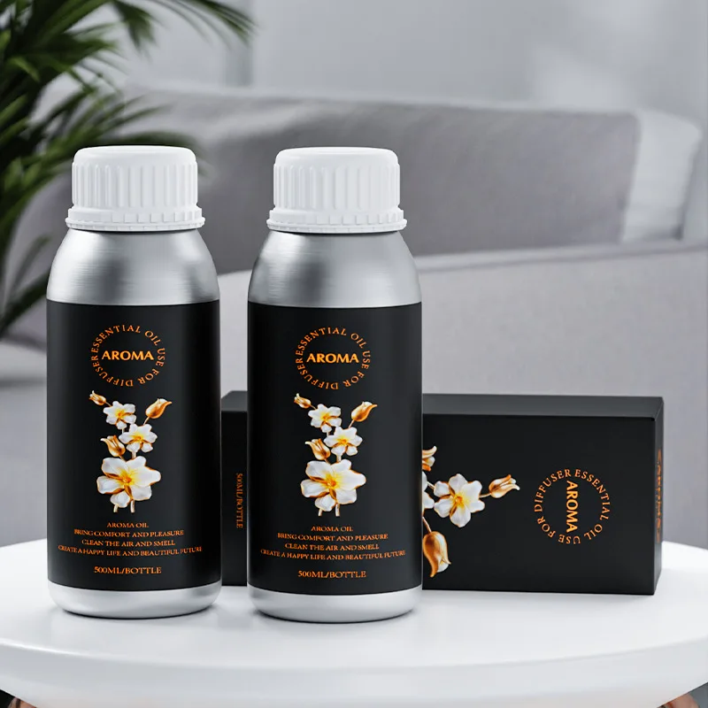 Hot Sale! 500ml Premium Hotel Type Aroma Essential Oil Refill Long-Lasting Aromatherapy Oil for Home & Office Air Freshener