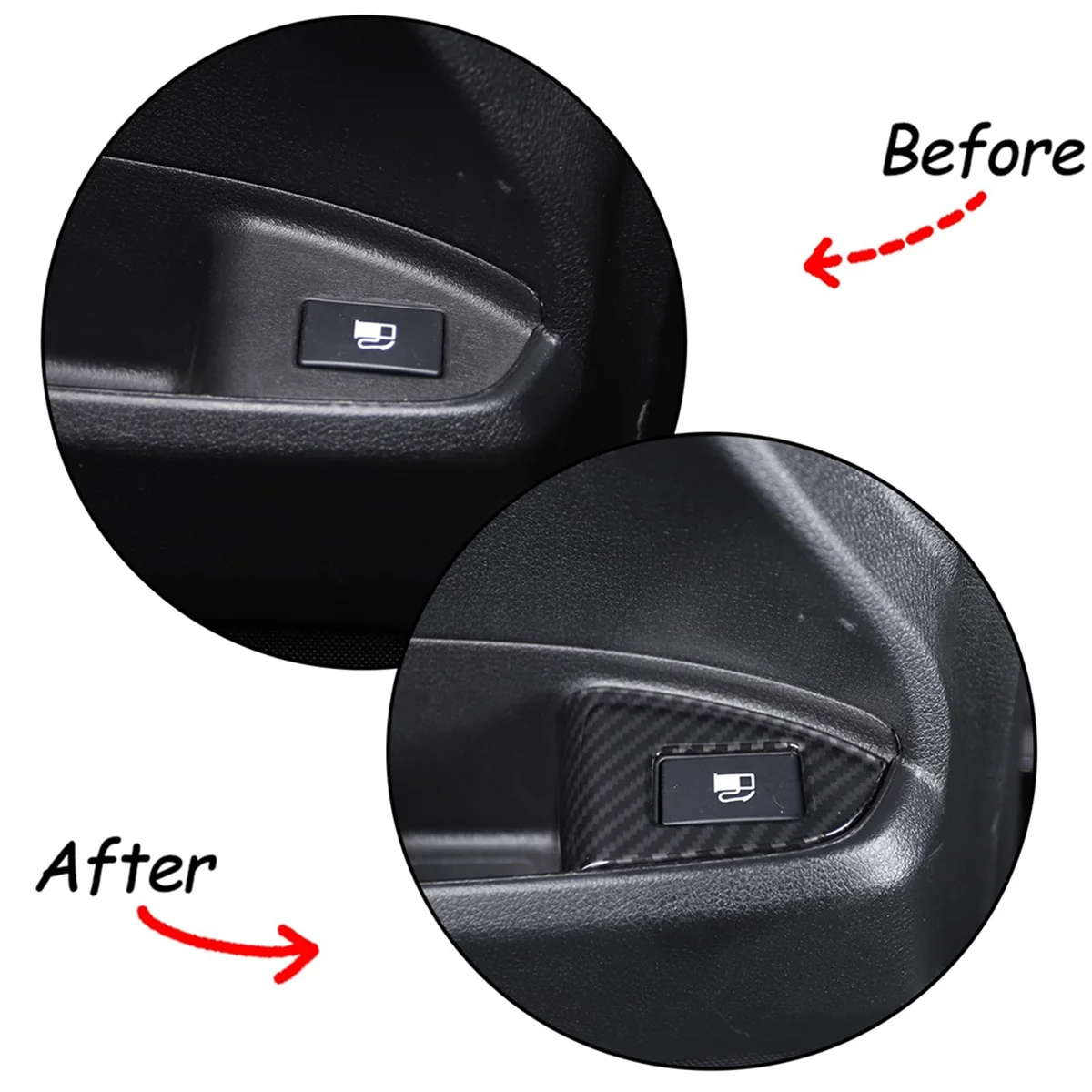 

Вверх! Для Honda Pilot 2016-2022 Ridgeline 2017-2023 Паспорт 2019-2023 Дверь автомобиля Крышка топливного бака Переключатель Рамка Крышка Накладка Аксессуары