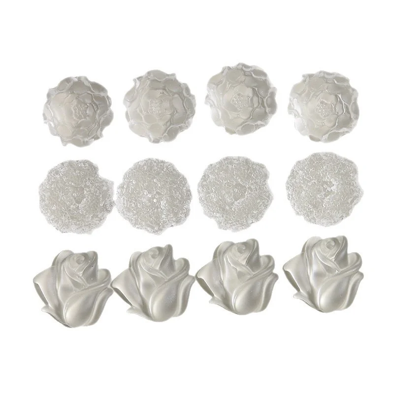 

Летний стиль, 50 шт./лот, прозрачные матовые эффекты, мультяшные цветы, смоляные бусины-кабошоны, ювелирные изделия «сделай сам», аксессуары для волос, одежда