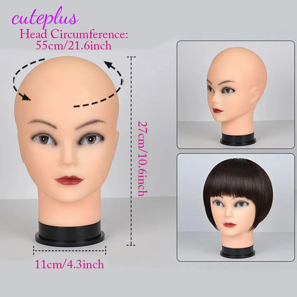 Top Selling Male and Female Mannequin Head without Hair, Wig Stand and Hat Display, Cosmetology Manikin Training Head For you