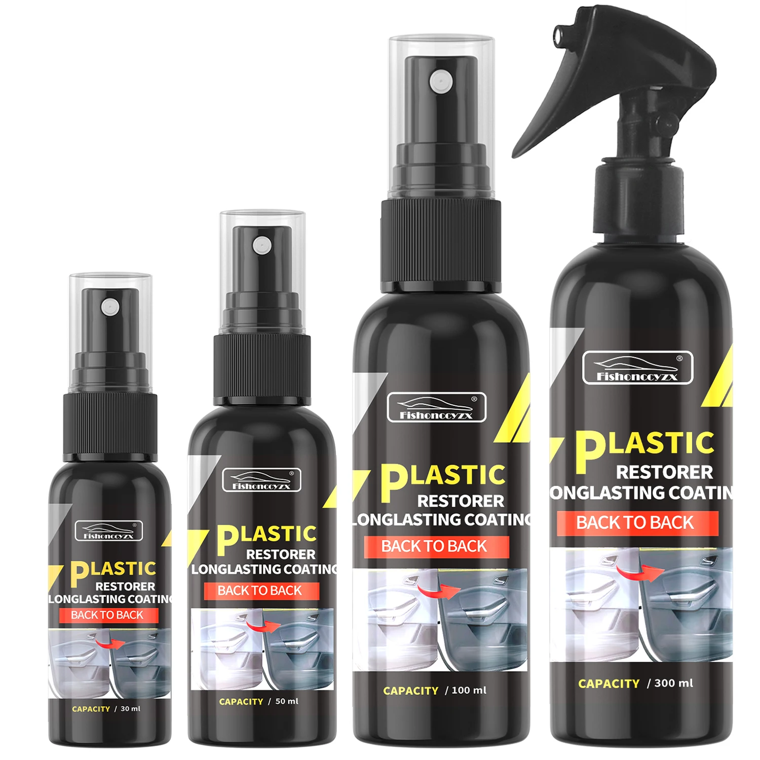 

Car Plastic Restorer Coating Agent Auto Plastic Rubber Exterior Repair Clean Refresh Restoration Agent Black Shine Seal Brighten