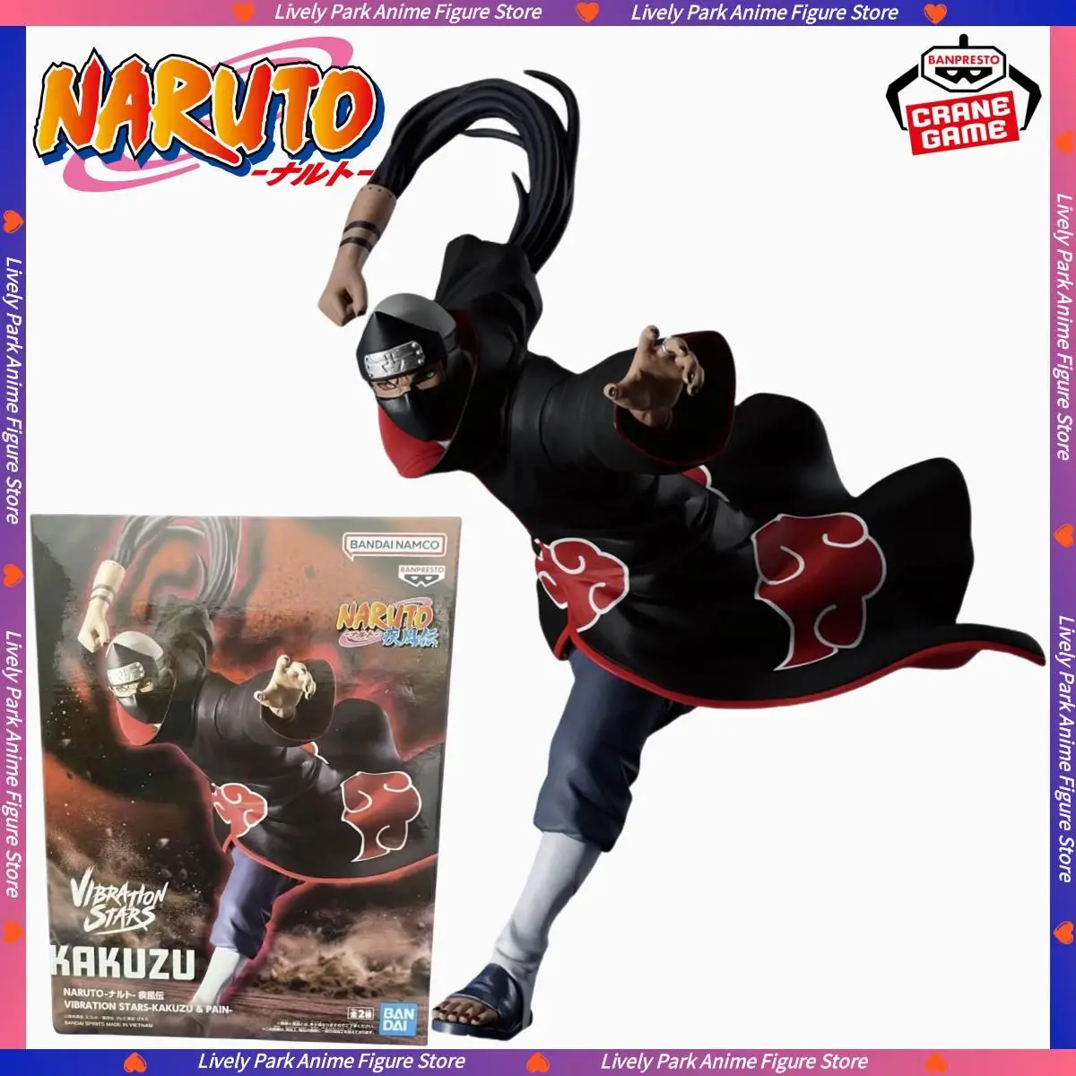 

В наличии BANDAI Original Genuine BANPRESTO NARUTO KAKUZU VIBRATION STARS Аниме Фигурка Коллекция ПВХ Модель Игрушки Кукла Подарок