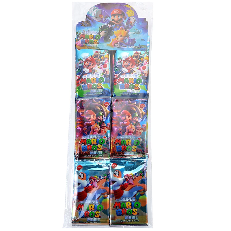 Super Mario Bros Luigi Toad DK Princess Peach Bowser Wario Game Battle Trading Cards Toy For Children's Birthday Gift