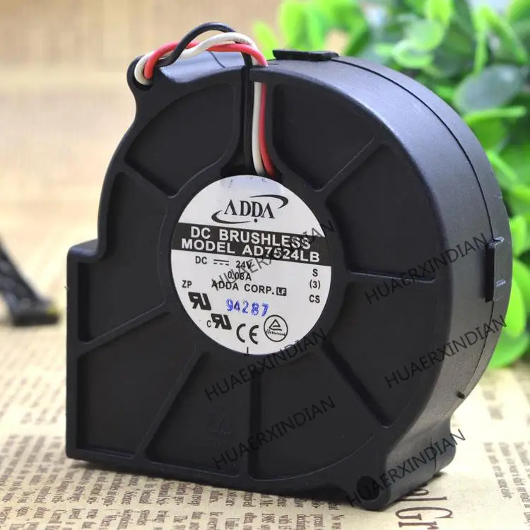 ใหม่/AD7524LB 24V 0.08 7ซม.7530ชุดพัดลมระบายความร้อนชุด