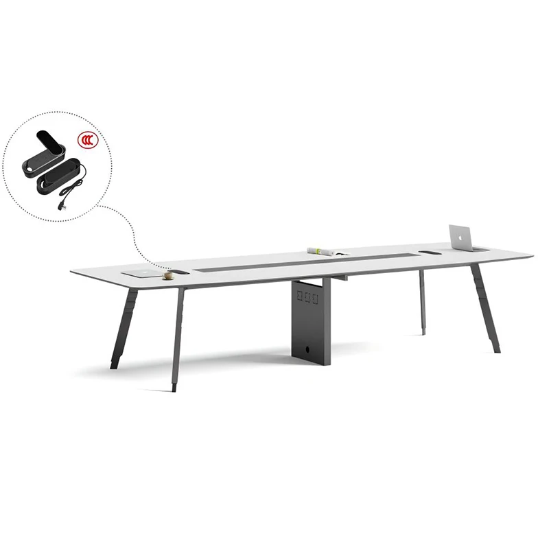 회의실을 위한 현대 다 사람 회의장 나무로 되는 사무실 책상 큰 회의 테이블