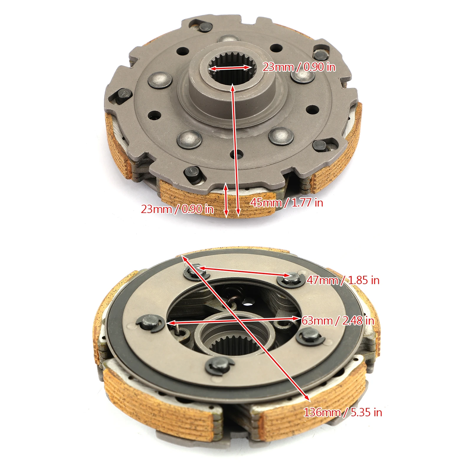 Topteng حامل الأحذية القابض الرطب Assy ل CFMOTO CF188 CF500 CF600 ATV 0180- 054000 -0003