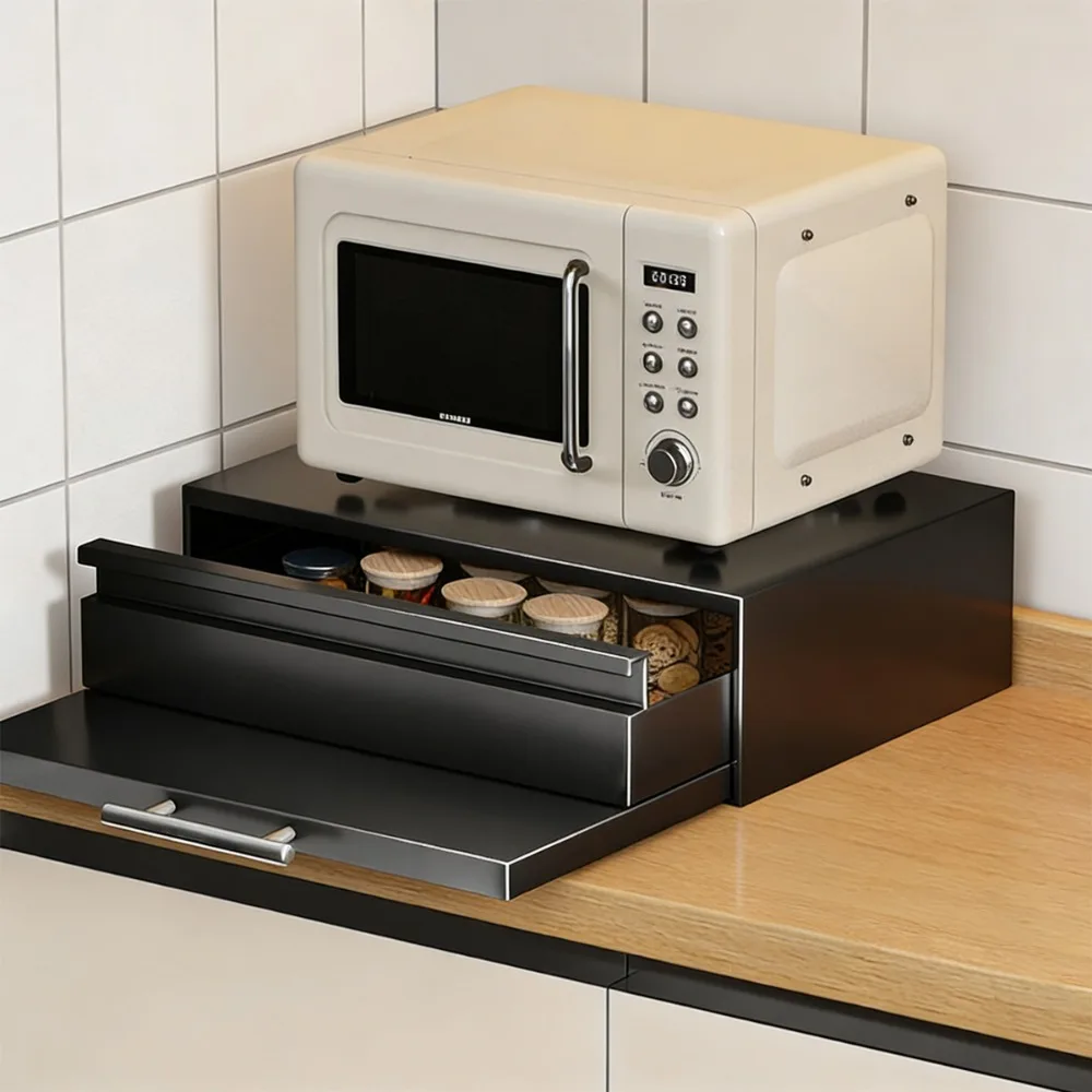 Versatile Telescopic Kitchen Storage Cabinet Rack