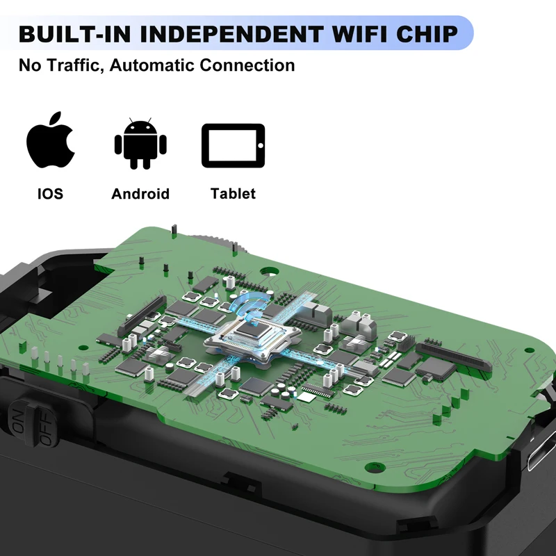 كاميرا المنظار واي فاي آيفون أندرويد 1080P HD المزدوج الثلاثي عدسة كابل صلب مقاوم للماء التفتيش المجاري كاميرا Borescope للسيارة