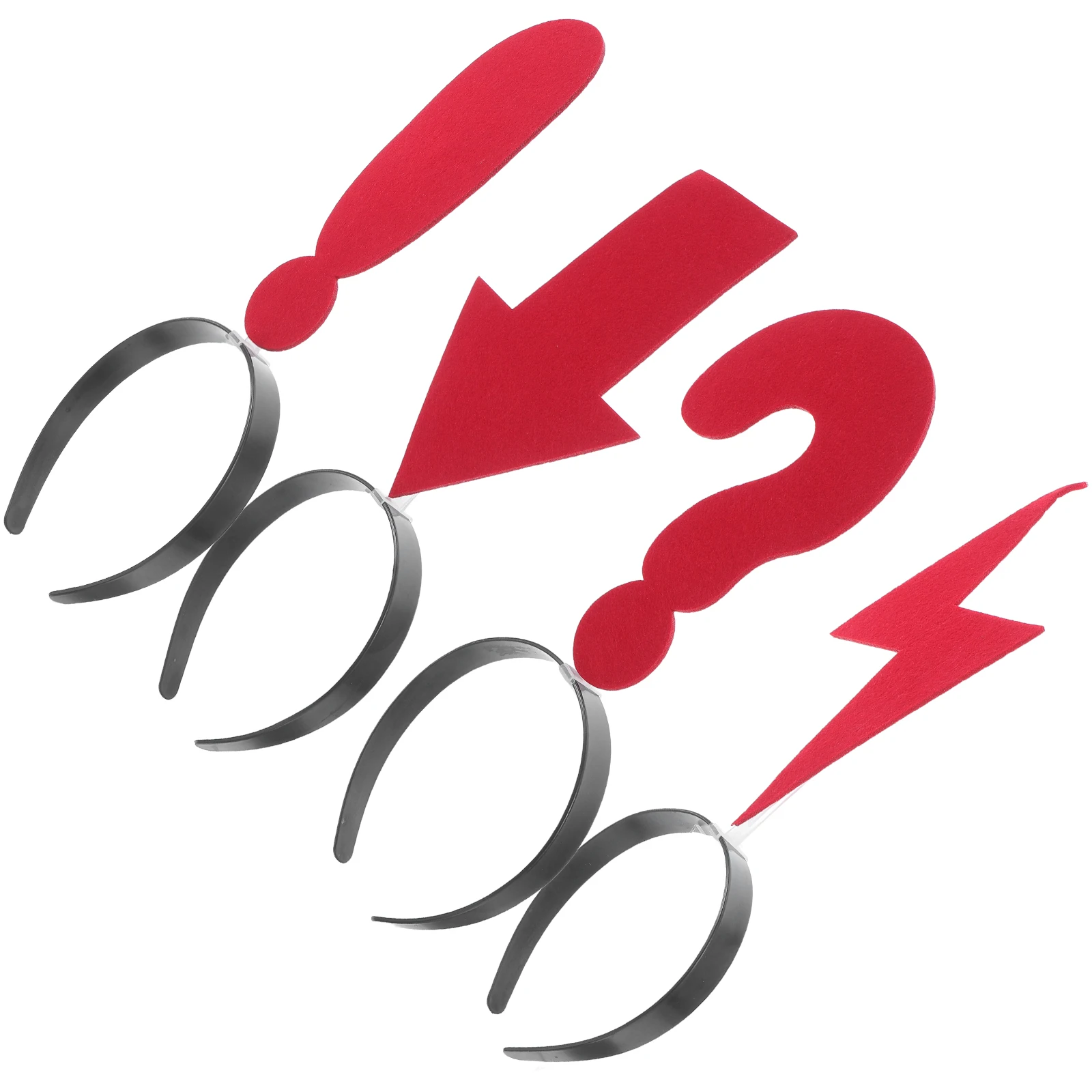 

4 шт., новинка, повязка на голову с символом, милые ленты для волос с облегчением, забавные аксессуары для вечеринок для мероприятий, реквизит для фотобудки