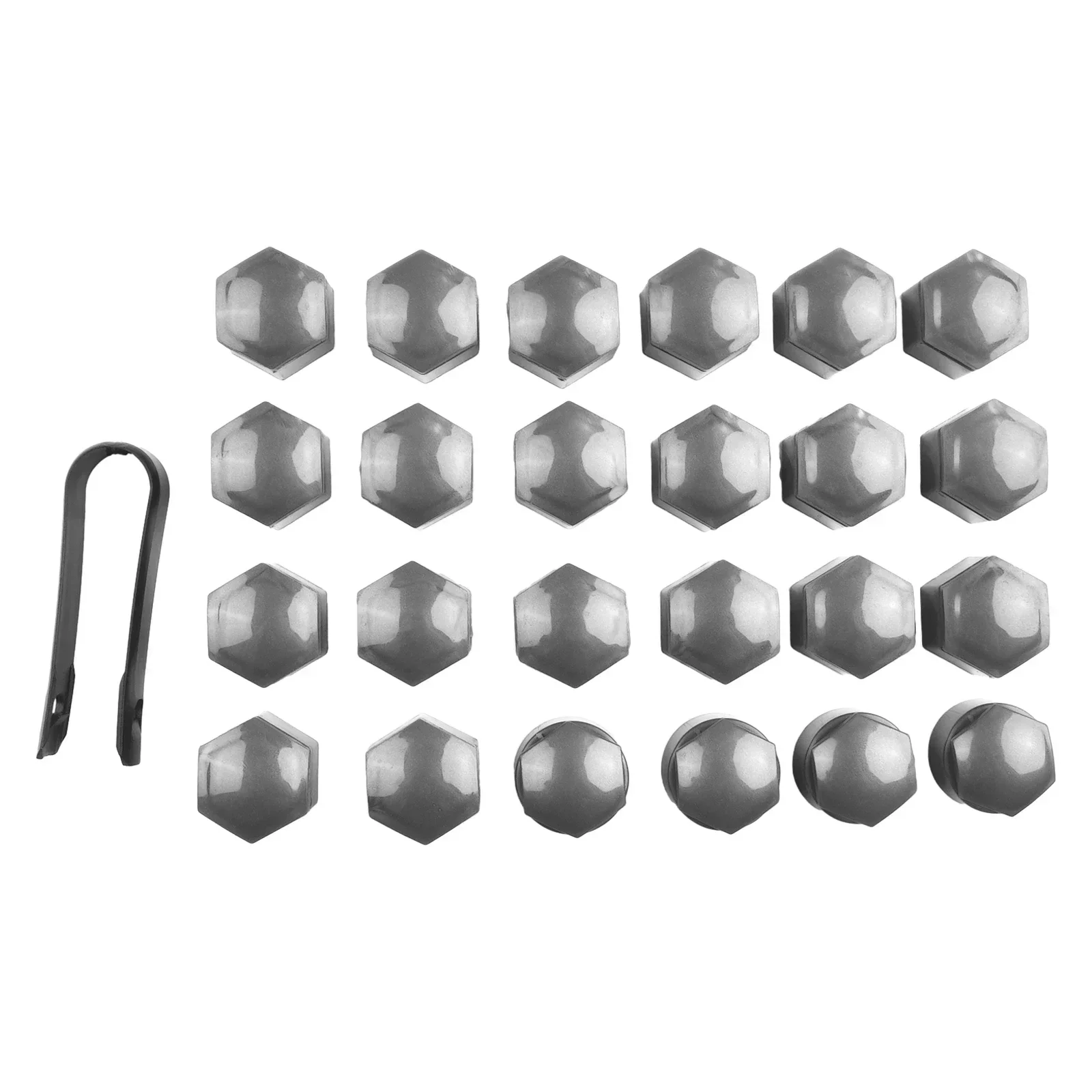 

24Pcs 22MM/0.66in Wheel Nut Bolt Trims Studs Cover Cap Black For Opel For BMW Plastic Wheel Nut Cap Replacement Parts Discount