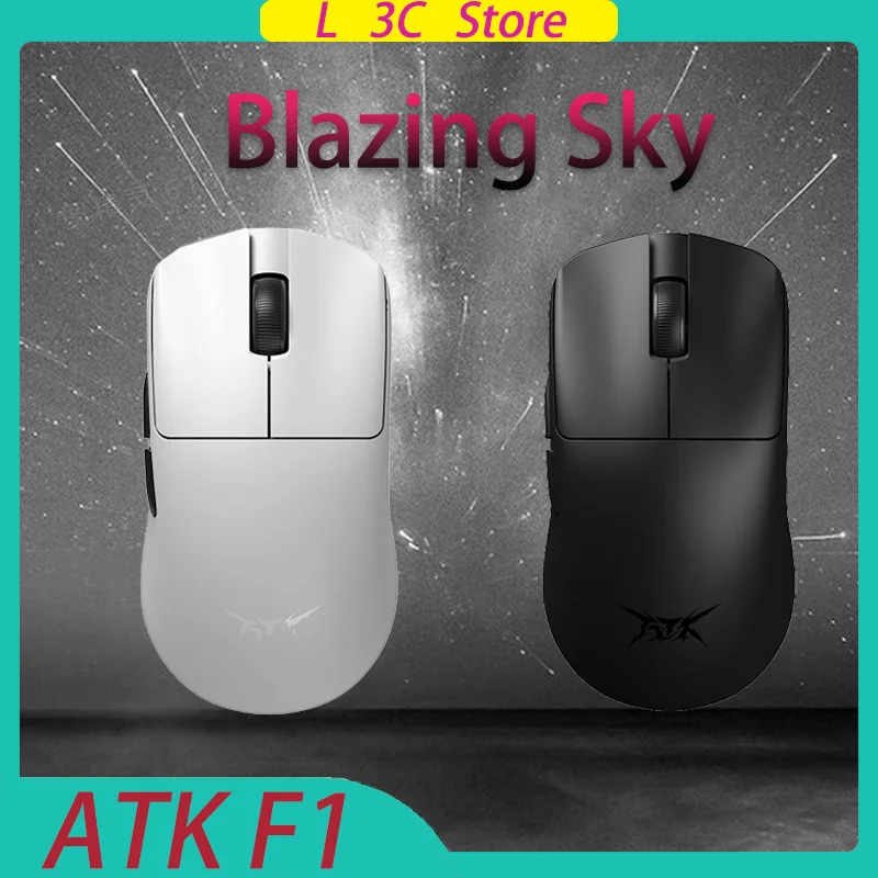 

ATK Blazing Sky F1 Series Mouse Paw3950 Ultra Dual-ModeType-C Wireless 8K 38g Lightweight Ergonomics Office Esports Gamer Custom