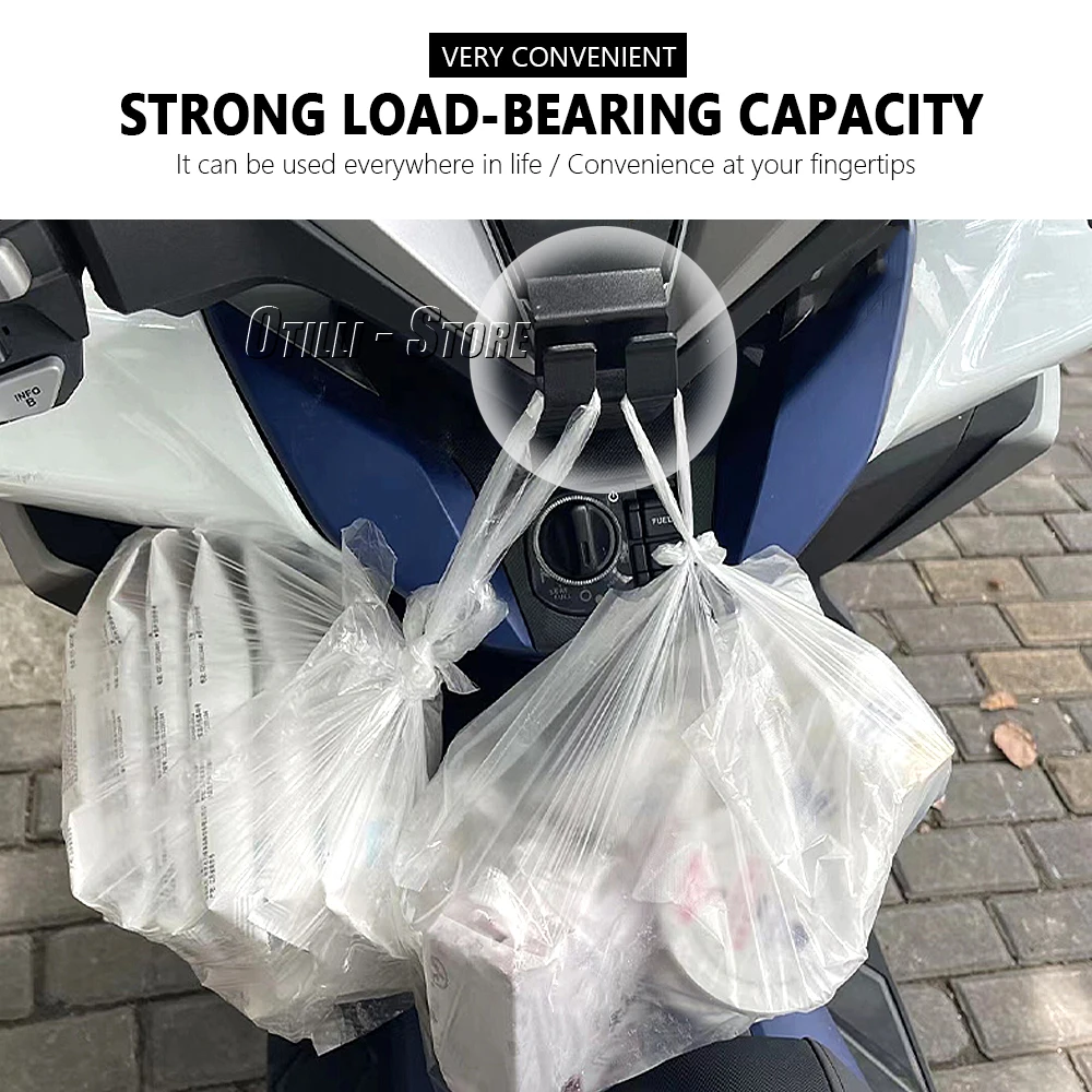 Acessórios da motocicleta suporte do telefone móvel gps capacete gancho saco de armazenamento titular para honda força 350 nss350 forza 350 300