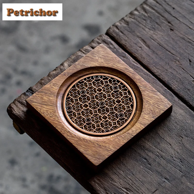 الجوز وعاء من الخشب الصلب تحمل حامل فنجان القهوة دعم الجاف تمرغ الجدول صينية الشاي الوقايات الفاكهة طبق للوجبات الخفيفة خدمات الشاي هدية #5