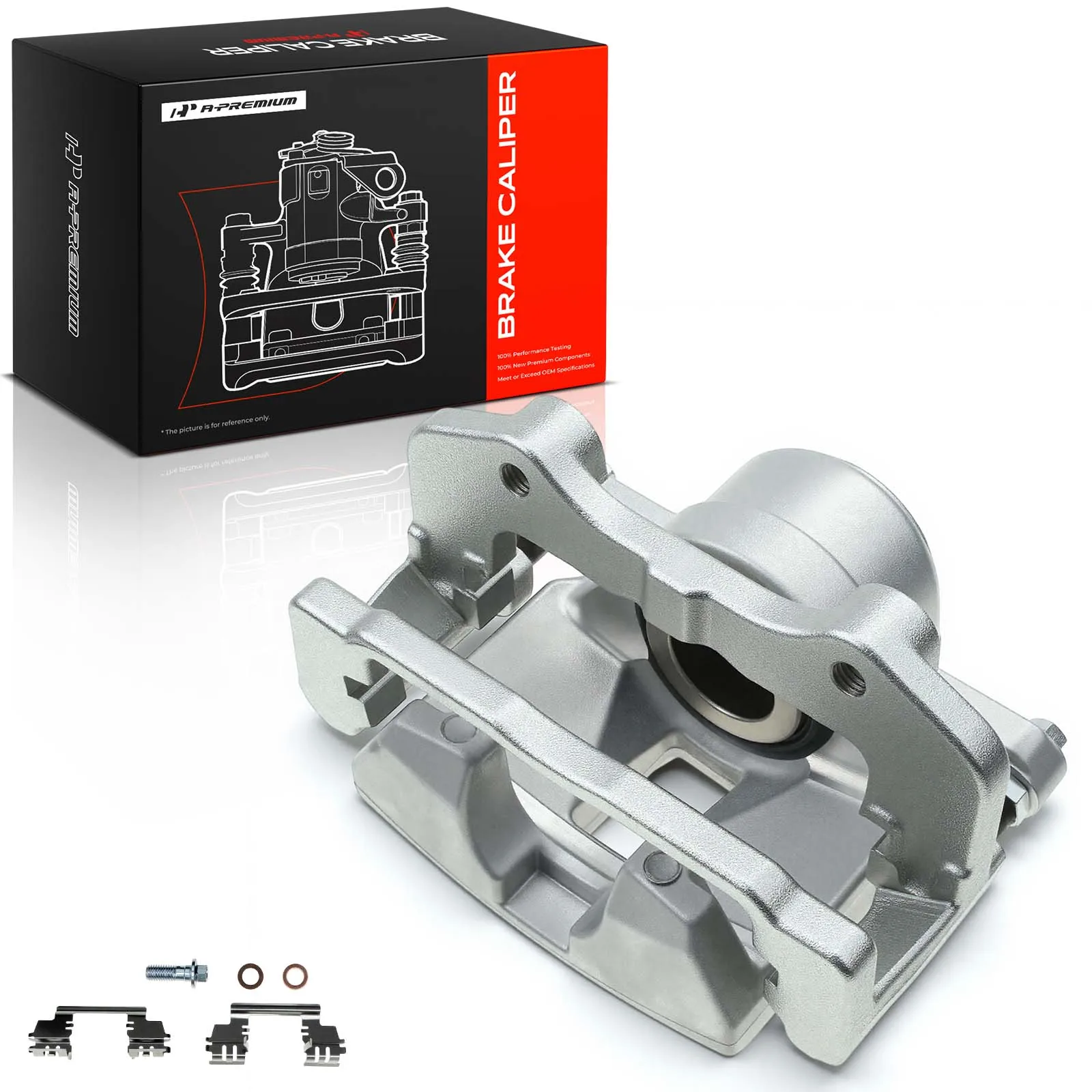 A-Premium Front Left Brake Caliper with Bracket for Dodge Charger 2006-2011 Challenger 2009-2011 Magnum Chrysler 300 2005-2011