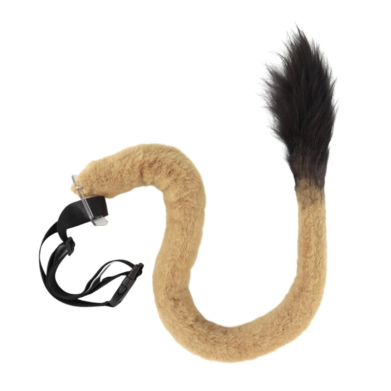 

1 шт., реквизит для косплея в стиле аниме, львиные уши и хвост, плюшевые пушистые уши животных, обруч для волос с левьим хвостом, нарядное платье, костюмы для вечеринок