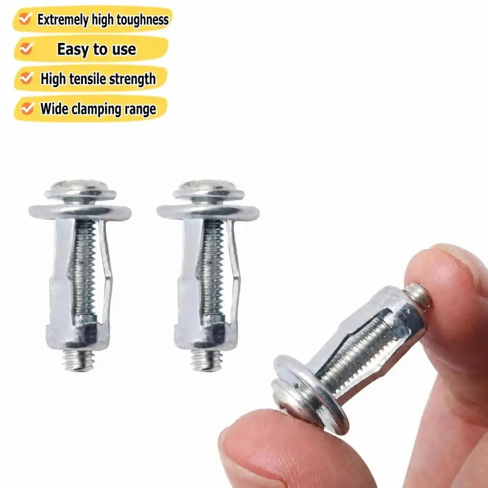 48/90 Stück Nuss-Expansionsnieten Schraubenset M4 M5 M6 M8 Jack Blattförmige Hohlwanddübel Eisenblechbefestigungen – Detail 9