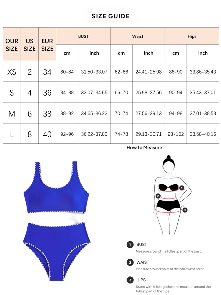 Damesbikinis Badpak met hoge taille Tweedelige geribbelde bikinisets Crop top Gewatteerde tanktops Hoog uitgesneden brutale badpakken