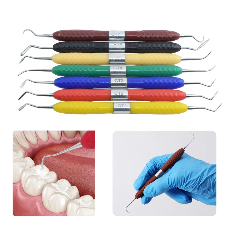Dental Resin Spatulas Dental Tools Dentist Resin Filled Repair Equipment Aesthetic Restoration Set Kit