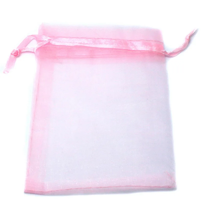 10pc 7x9/9x12/10x15/13x18cm Organza Bags Wedding Pouches Nice Gift Bag Jewelry Packaging Transparent Gauze Bag