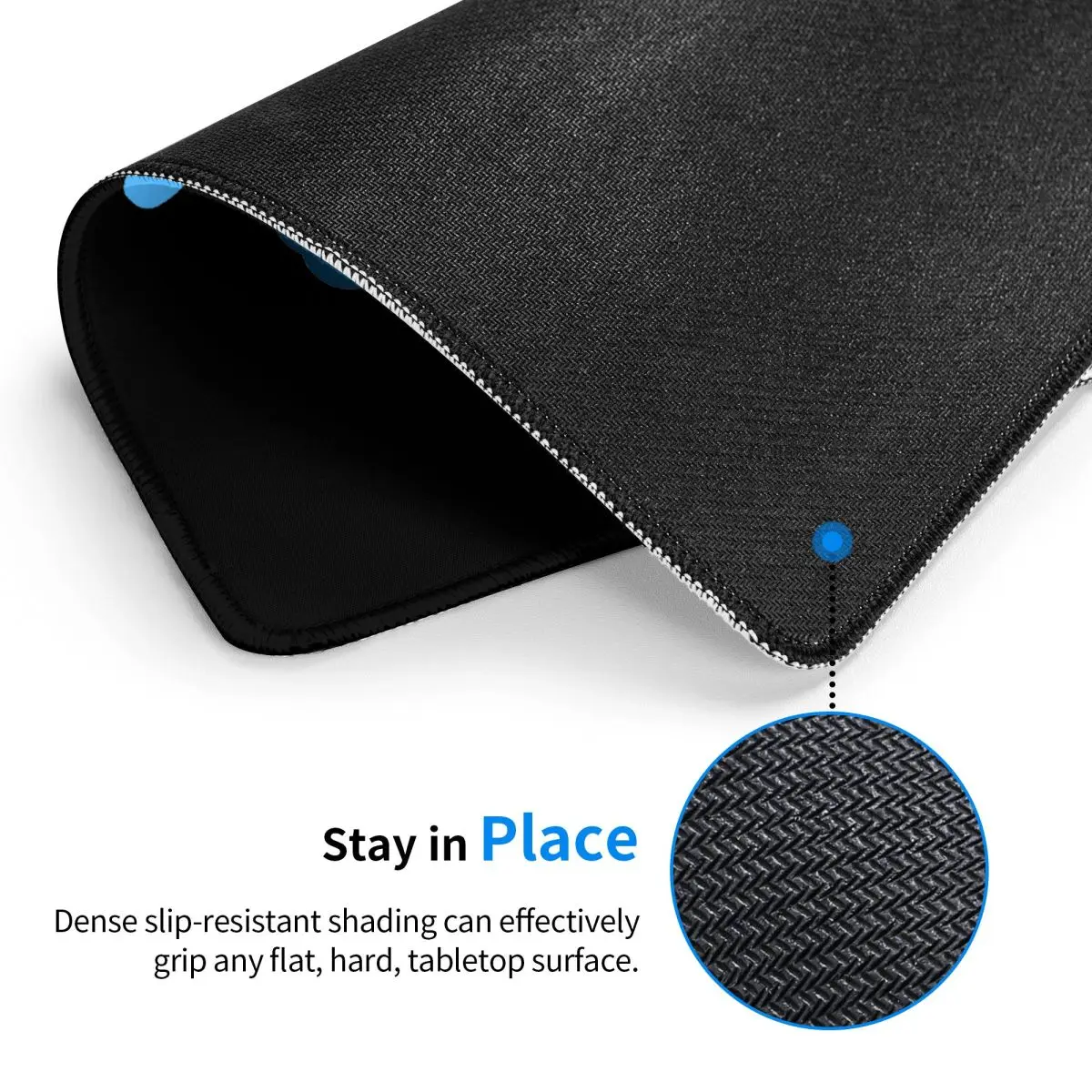 Bfdi Teardrop Multi-size Mouse Pad Computer Keyboard Mouse Mat Gamer PC Laptop Desk Mat Office Accessories Table Mats
