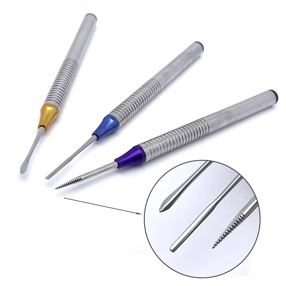 Dental Broken Root Drill Remnant Extractor Dental Dental Extractor Apical Root Fragments Drill Titanium Tip Flexible
