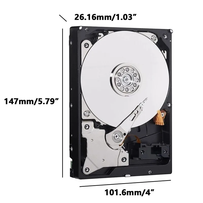 Imagem -03 - para Disco Rígido Western Digital wd Azul para Monitoramento de Computador Mesa Computador tb tb 35 Sata Iii 5400 Rpm 500 gb tb tb