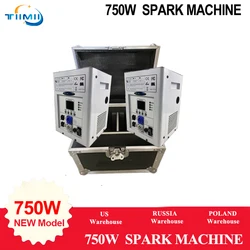 1Case 2 Cold 600W Spark Machine Stage Effect DMX Remote Control For Wedding Celebration DJ Lighting Fountain Fireworks Ti